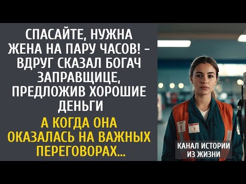 Видео: Спасайте, нужна жена на пару часов! - вдруг сказал богач заправщице, предложив хорошие деньги…