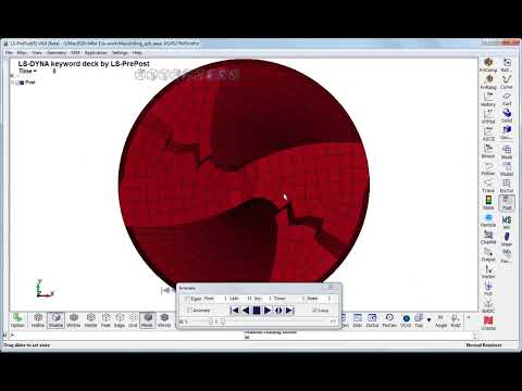 Видео: Моделирование износа сверла в програме ls dyna  Неполное видео