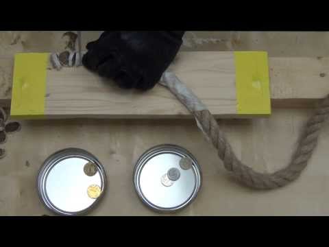 Видео: Архив. Рез каната #76. Spyderco Military. CPM S90V ver.2