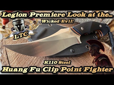 Видео: Премьера «Легиона»: истребитель Huang Fu Clip Point в корпусе K110 Steel
