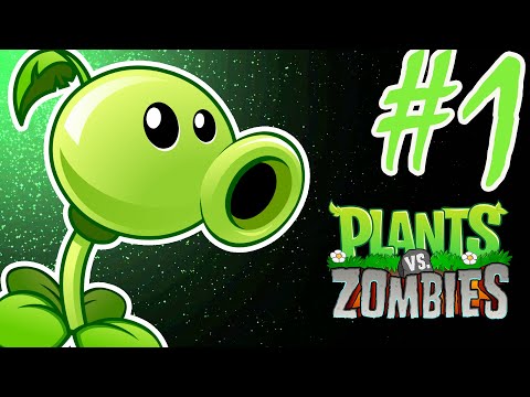 Видео: Расстрел зомбарей в Plants vs Zombies  #1