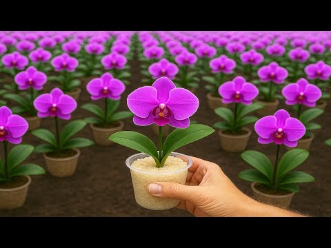 Видео: 🌸Искусство выращивания орхидей с помощью риса — странный, но гениальный трюк!