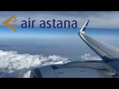 Видео: Рейс Астана - Дубай | Airbus A321LR | Air Astana