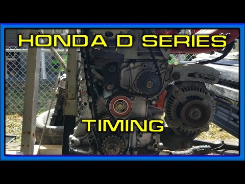 Видео: Установка фаз газораспределения на двигателях Honda D Series D15/D16 D15b2 D16a6 D16z6 D16y7 D16y...
