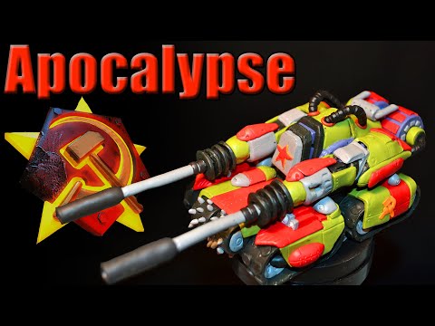 Видео: Танк Апокалипсис! Армагеддон на пороге! Ред Айлерт 3 Red Alert   Apocalypse tank Пластилин внутрянка