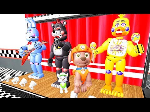 Видео: АНИМАТРОНИКИ ИЩУТ НАС В ПИЦЦЕРИИ FNAF 6 ► Garry's Mod