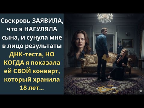 Видео: Cвекровь ЗАЯВИЛА, что я НАГУЛЯЛА сына, и сунула мне в лицо результаты ДНК-теста, НО КОГДА я показала