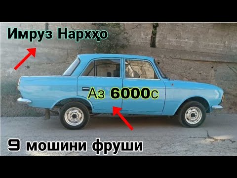 Видео: Мошинхои фуруши 12.11.2025с  Аз якчанд намуди мошинҳои фуруши (Савдо тв )