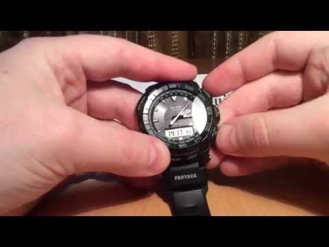 Видео: Обзор и настройка Casio PRO TREK PRG-550 [5213]