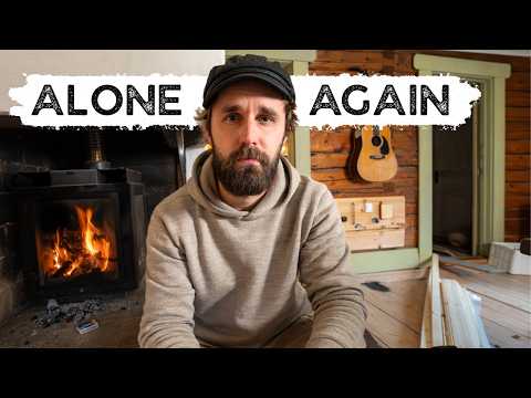 Видео: Снова жизнь в одиночестве в хижине