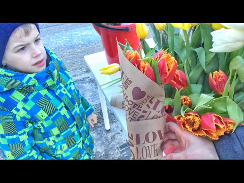 Видео: Продажа цветов 8 марта. Сколько можно заработать на продаже цветов 8 марта?Наш эксперимент в Самаре!