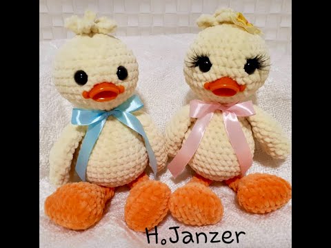Видео: Вязаная уточка.Как связать утку.
