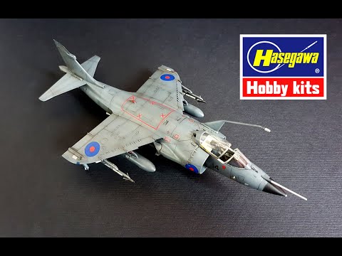 Видео: BAe Sea Harrier FRS Mk.1 ПОЛНОЕ ВИДЕО СБОРКИ Хасегава 1/72