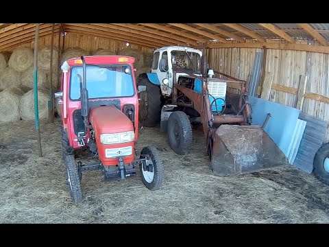 Видео: Пополнение в хозяйстве. Таскаю сено и новый инвентарь