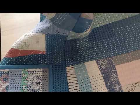 Видео: Моя работа. Курточка в технике печворк, ручной стёжкой.