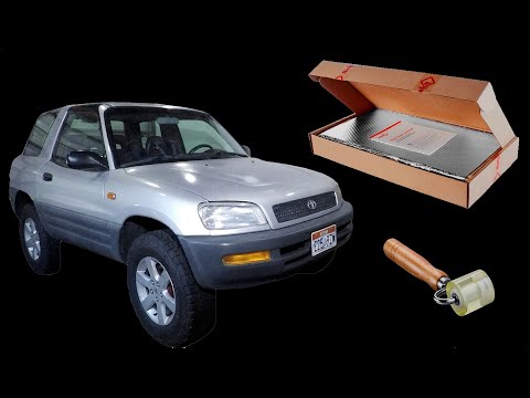 Видео: Установка шумоизоляции Toyota RAV4 1997 года (эпизод 20)