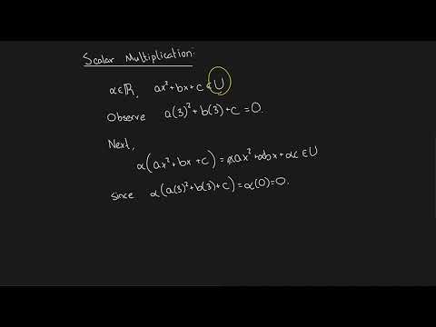Видео: 10.1 Подпространства