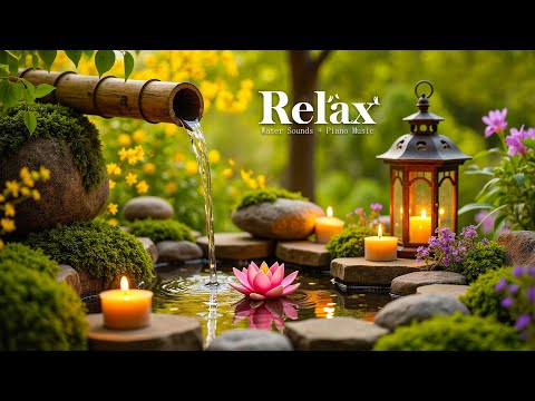 Видео: Расслабляющая музыка для сна и звуки бамбуковой воды 🌿 Снимает стресс, тревогу и депрессию, медитац