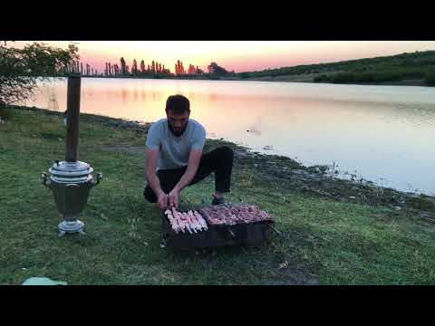 Видео: Отдых и рыбалка с ночевкой. Готовим шашлык на ужин