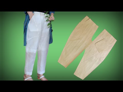 Видео: Делаем брюки из рами, чтобы их можно было носить на прохладном ветру
