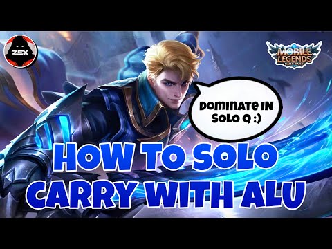 Видео: Как нести оружие в одиночку с Алукардом | Mobile Legends