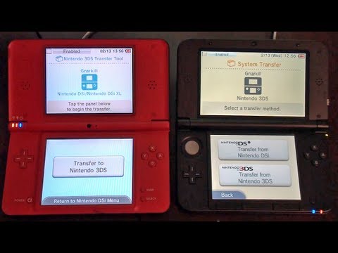 Видео: Инструмент для переноса данных из DSi в 3DS