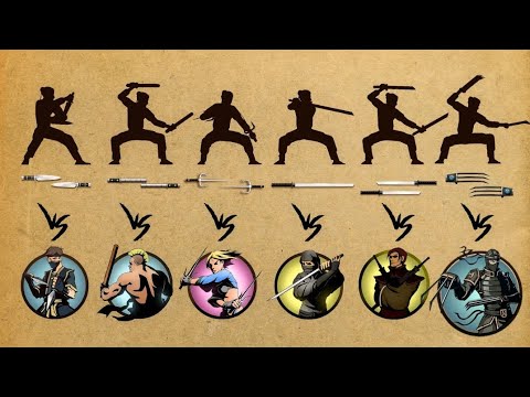 Видео: Shadow Fight 2 | Оружие телохранителей vs телоранители рыси | Эдит Edit_tasty