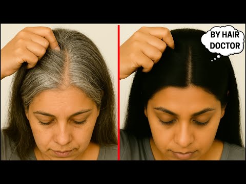 Видео: Получите ЧЁРНЫЕ волосы естественным образом с этим рецептом масла для чёрных волос от доктора | О...