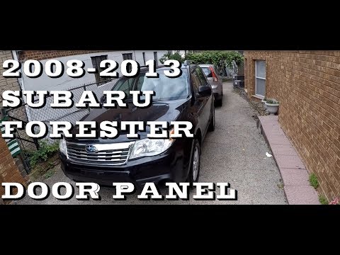 Видео: Как снять дверную панель на Subaru Forester 2008-2013