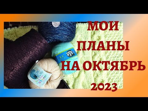 Видео: МОИ ПЛАНЫ НА ОКТЯБРЬ 2023 #knitting#вязание#вязальные_планы