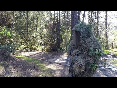 Видео: Маскировочный костюм снайпера. Изготовление и обкатка