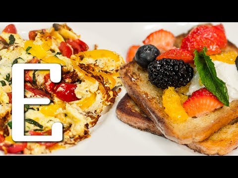 Видео: Французские тосты и омлет — рецепт Едим ТВ