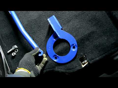 Видео: Hyundai Accent 2. Установка распорки (растяжки) задних стоек