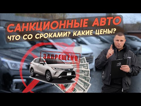 Видео: Санкционные авто, обзор нашей стоянки!