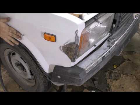 Видео: Срочный ремонт переднего крыла. ВАЗ 2105-07