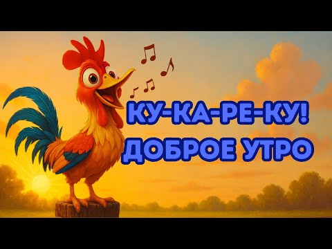 Видео: Славный петушок поёт: волшебная утренняя песенка для малышей!