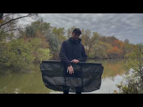 Видео: Сумка для зважування та зберігання коропа з ПОПЛАВКОМ  RPF  Weight Sling 120см довжина, глибина 65см