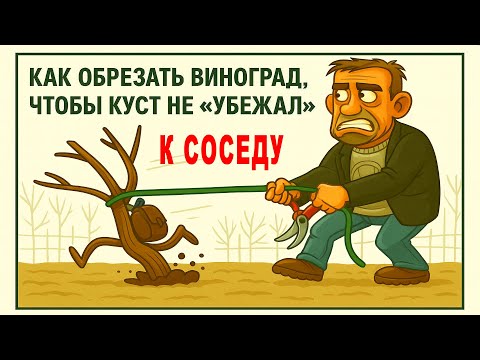 Видео: 🍇 Даже не думай ОБРЕЗАТЬ ВИНОГРАДА не узнав об ЭТОМ приеме. Как работает "СТРАДАТЕЛЬНОЕ" положение.