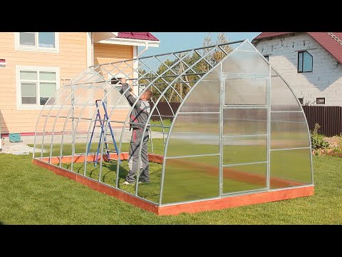 Видео: Установка теплицы "Капелька": Инструкция. (Сборка, Монтаж). ЗАВОД ГОТОВЫХ ТЕПЛИЦ