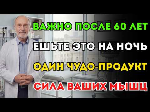 Видео: Внимание пожилым! Ешьте это перед сном, чтобы спасти мышцы. 8 продуктов, эффект первого удивит!