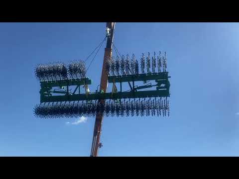 Видео: Борона Ротаційна John Deere 400 9 м. США