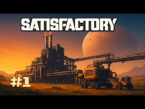 Видео: Первый день на новой планете | Satisfactory #1