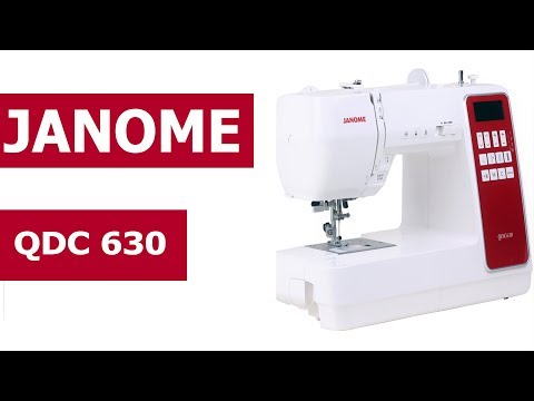 Видео: Швейная машина Janome QDC 630 - обзор от Папа Швей