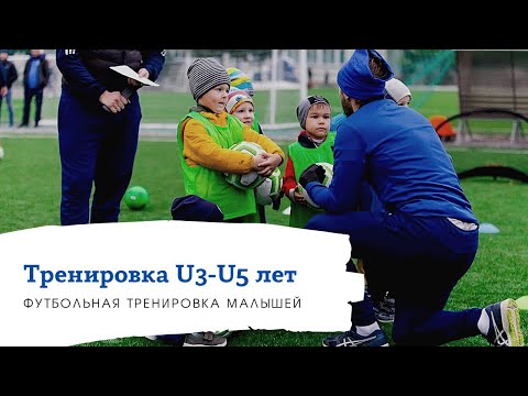 Видео: Тренировка детей. Футболисты U 3-5 (3-5 лет).Футбол.