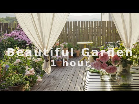 Видео: Нет субтитров, нет BGM / Красивый сад Исцеление видео 🌿 в течение 1 часа