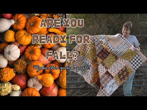 Видео: Посмотрите, как это осеннее одеяло оживает на Grace Q'nique 16X