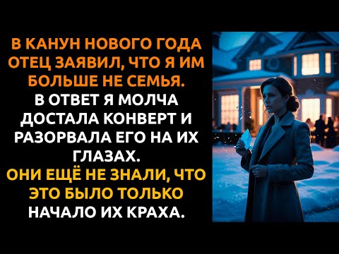 Видео: В Новый год РОДИТЕЛИ выгнали меня из дома — и не знали, что я только что лишила их ВСЕГО.