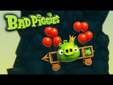 Видео: КОРОЛЬ СВИНЕЙ ТОЖЕ ХОЧЕТ ПОЛЕТАТЬ? Приключения Плохих Свинок / Bad Piggies HD