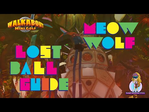 Видео: Путеводитель по потерянным мячам — Meow Wolf — Walkabout Mini Golf