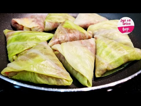 Видео: Никогда еще не готовила таких вкусных Голубцов - Просто пальчики оближешь! Как завернуть голубцы?